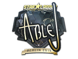 Artwork for Sticker | ableJ (Gold) | Berlin 2019