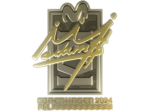 Sticker | adamS (Gold) | Copenhagen 2024