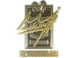 Artwork for Sticker | adamS (Gold) | Copenhagen 2024