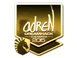 Artwork for Sticker | adreN (Gold) | Cluj-Napoca 2015