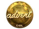 Artwork for Sticker | advent (Gold) | Katowice 2019