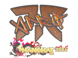 Artwork for Sticker | afro (Glitter) | Shanghai 2024