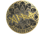 Artwork for Sticker | afro (Gold) | Cologne 2026