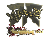 Artwork for Sticker | afro (Gold) | Shanghai 2024