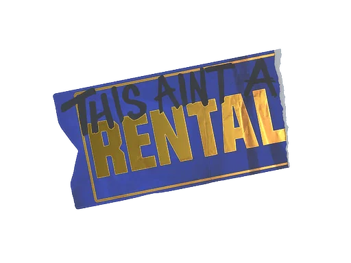 Sticker | Ain't A Rental