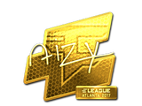 Artwork for Sticker | aizy (Gold) | Atlanta 2017