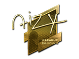 Artwork for Sticker | aizy (Gold) | Boston 2018