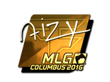 Artwork for Sticker | aizy (Gold) | MLG Columbus 2016
