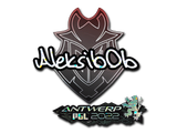 Artwork for Sticker | Aleksib (Glitter) | Antwerp 2022