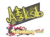 Artwork for Sticker | Aleksib (Glitter) | Shanghai 2024