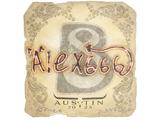 Artwork for Sticker | alex666 | Austin 2025