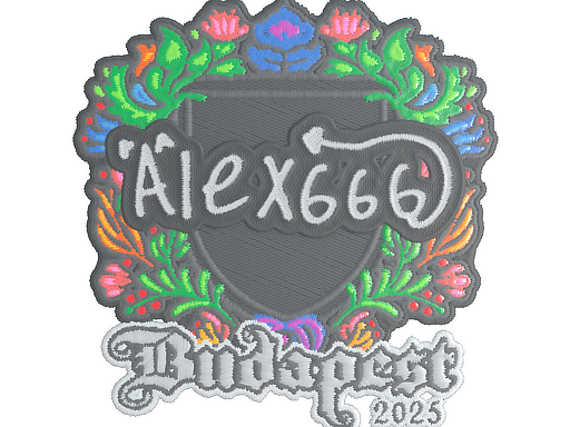 Sticker | alex666 (Embroidered) | Budapest 2025