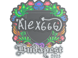 Artwork for Sticker | alex666 (Embroidered) | Budapest 2025