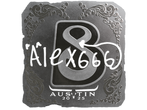 Sticker | alex666 | Austin 2025