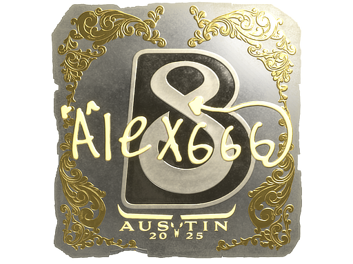 Sticker | alex666 | Austin 2025