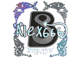 Artwork for Sticker | alex666 (Holo) | Austin 2025