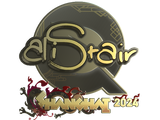 Artwork for Sticker | aliStair (Gold) | Shanghai 2024