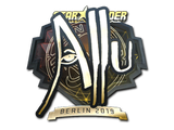 Artwork for Sticker | allu (Gold) | Berlin 2019