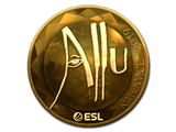 Artwork for Sticker | allu (Gold) | Katowice 2019