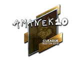 Artwork for Sticker | AmaNEk (Foil) | Boston 2018