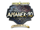 Artwork for Sticker | AmaNEk (Gold) | Berlin 2019