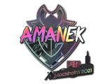 Artwork for Sticker | AMANEK (Holo) | Stockholm 2021