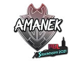 Sticker | AMANEK | Stockholm 2021