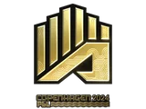 Artwork for Sticker | AMKAL ESPORTS (Gold) | Copenhagen 2024