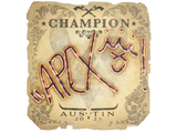 Artwork for Sticker | apEX (Champion) | Austin 2025