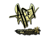 Artwork for Sticker | apEX (Gold) | Antwerp 2022