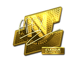 Artwork for Sticker | apEX (Gold) | Atlanta 2017