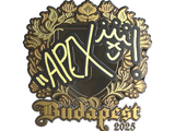 Artwork for Sticker | apEX (Gold) | Budapest 2025