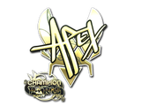 Artwork for Sticker | apEX (Gold, Champion) | Paris 2023