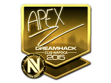 Artwork for Sticker | apEX (Gold) | Cluj-Napoca 2015