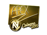 Artwork for Sticker | apEX (Gold) | Cologne 2015