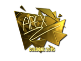Artwork for Sticker | apEX (Gold) | Cologne 2016
