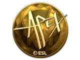 Artwork for Sticker | apEX (Gold) | Katowice 2019