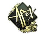 Artwork for Sticker | apEX (Gold) | Rio 2022