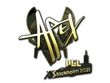 Artwork for Sticker | apEX (Gold) | Stockholm 2021