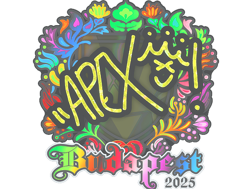 Sticker | apEX (Holo) | Budapest 2025