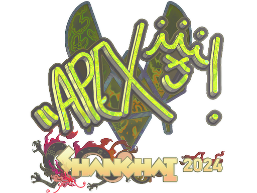 Sticker | apEX (Holo) | Shanghai 2024
