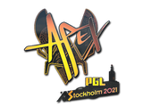 Artwork for Sticker | apEX (Holo) | Stockholm 2021