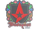 Sticker | Astralis (Embroidered) | Budapest 2025