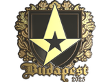 Artwork for Sticker | Astralis (Gold) | Budapest 2025