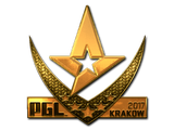 Artwork for Sticker | Astralis (Gold) | Krakow 2017