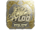 Artwork for Sticker | Attacker (Gold) | Austin 2025