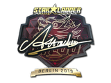 Artwork for Sticker | Attacker (Gold) | Berlin 2019