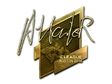 Sticker | Attacker (Gold) | Boston 2018
