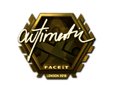 Sticker | autimatic (Gold) | London 2018