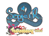 Artwork for Sticker | Ax1Le (Glitter) | Shanghai 2024